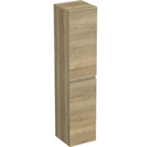 Hochschrank mit zwei Türen in Holzoptik für das Badezimmer