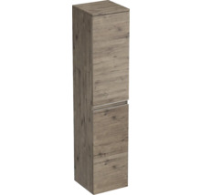 Hochschrank mit zwei Türen und Holzstruktur
