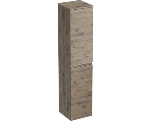 Meuble haut Jungborn TRENTA lxhxp 35 x 161,8 cm x 35 cm couleur de façade chêne décor bois TRE SV 35 P S D370