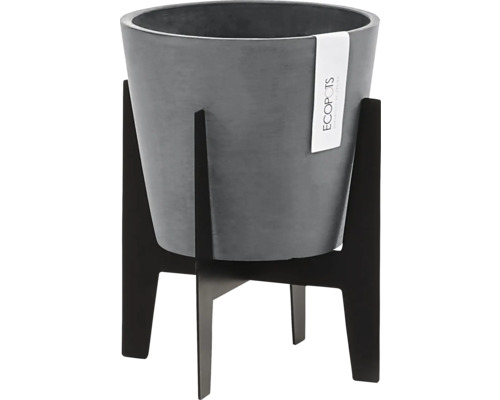 Pot de fleurs avec cadre en bois