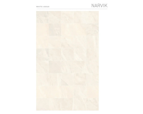 Weisse 60x60 Narvik Fliese