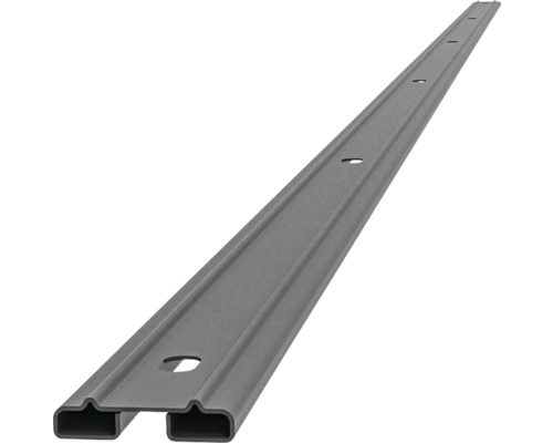 Profilleiste Abdeckleiste Multi 203 cm, anthrazit Profilschiene mit Löchern