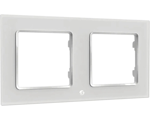 Cadre double Shelly Wall Frame 2 blanc
