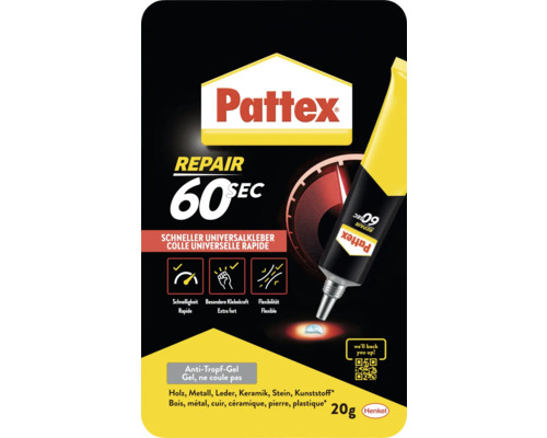 Pattex Repair 60 Sekunden Universalkleber, 20 Gramm Tube