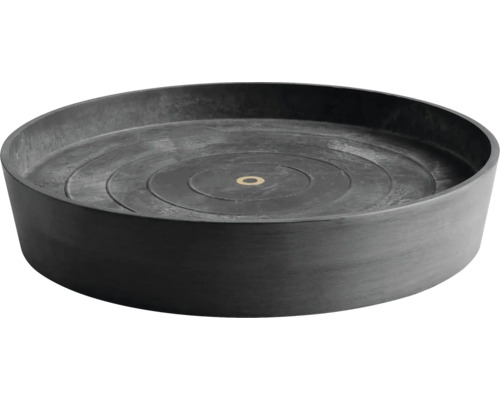 Soucoupe Ecopots avec roulettes plastique Ø 49,3 cm x 51 x 10,1 cm gris foncé Support à plantes en plastique