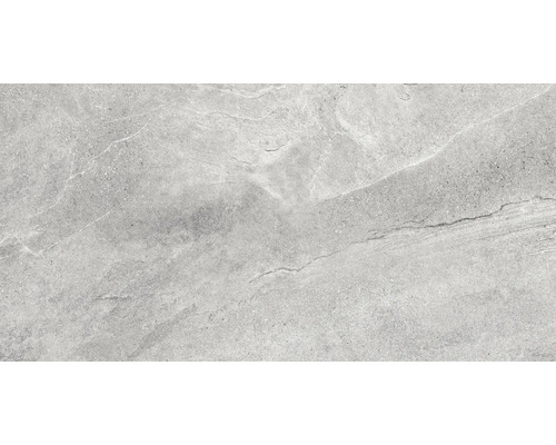 Graue Steinzeugfliese mit matter Oberfläche