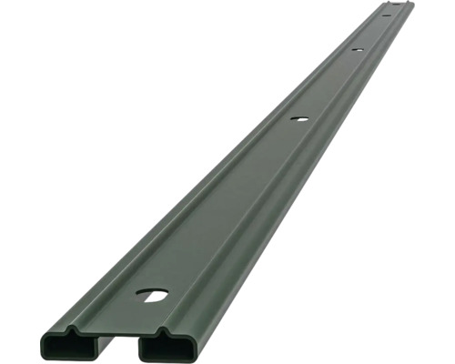 Profilleiste Abdeckleiste Multi 143 cm, grün Zaunriegel aus Metall mit Bohrlöchern