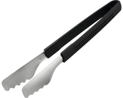 Pince de barbecue en acier inoxydable avec poignées en plastique