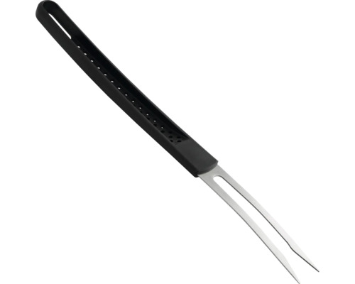 Grillgabel aus Metall mit Kunststoffgriff