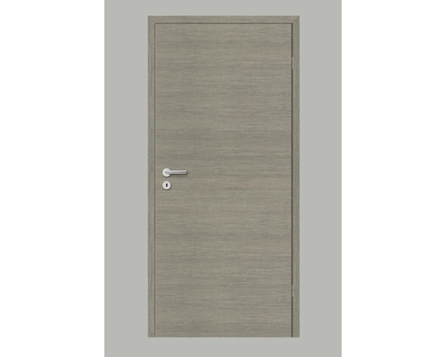 Porte intérieure Pertura Yori CPL Masera gris clair transversal 86x198,5 cm droite avec découpes G3 (sans verre)