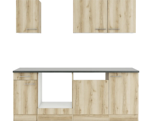 Cuisine équipée avec éléments hauts et bas