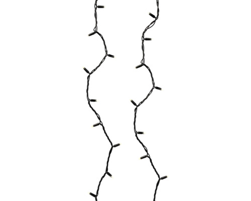 Zwei Stränge Lichterkette mit kleinen Lichtern