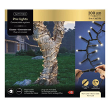 Lichterkette mit 200 LEDs, 5 Meter Länge, zur Dekoration eines Baumes im Garten eines Hauses