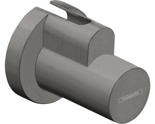 Cache simple pour robinet d'équerre hansgrohe Flowstar brushed black chrome brossé 13950340 Cache simple pour robinet d'équerre hansgrohe Flowstar brushed black chrome brossé 13950340
