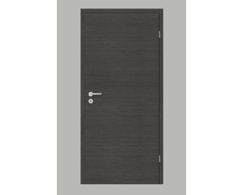 Porte d'intérieur Pertura Yori CPL gris Masera transversal 61x198,5 cm droite