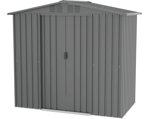 Abri de jardin métallique avec porte