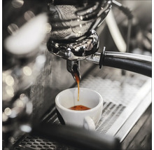 Glasbild Café VI 30x30 cm