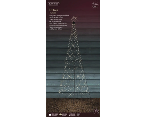 Sapin de Noël lumineux avec effet scintillant