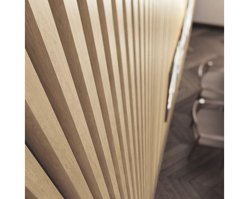Mur de lamelles en bois pour la décoration intérieure