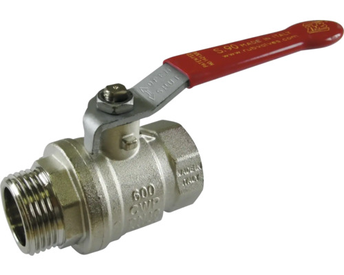Robinet à boisseau sphérique modèle S90.1 1" I/A poignée avec levier Robinet à boisseau sphérique avec levier pour raccord de tuyau