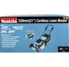 Verpackung eines 530 Millimeter Akku-Rasenmähers von Makita