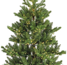 Arbre de Noël artificiel avec éclairage intégré.