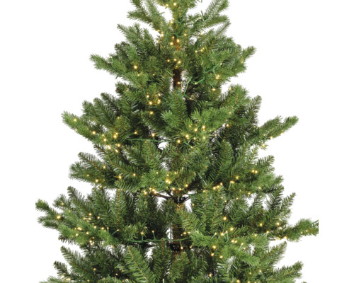 Arbre de Noël artificiel avec éclairage intégré.