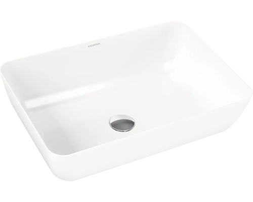 Lavabo à poser KALDEWEI CAYONO 35,5 x 52 cm blanc alpin brillant emaillé avec revêtement 913506003001