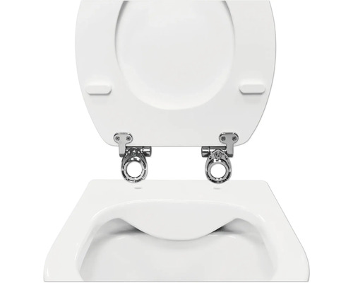 Abattant de WC avec fixation