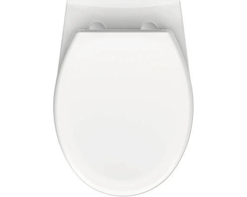 Abattant de WC vu de dessus