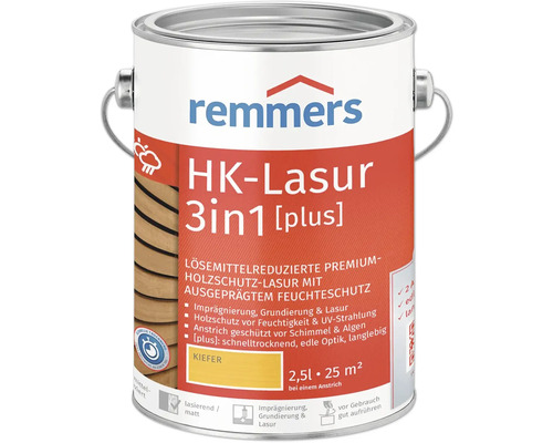 Lasure Remmers HK 3en1 [plus] pin 2,5 l