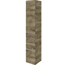 Jungborn Hochschrank VENTITRE BxHxT 30 x 168 cm x 33 cm Frontfarbe eiche ribbeck holzdekor