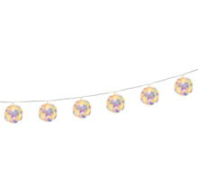 Guirlande lumineuse avec boules à effet miroir