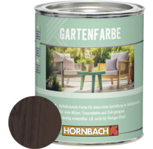 Peinture pour jardin en pot avec exemple de couleur et logo Hornbach