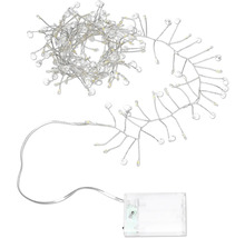 Lichterkette mit dekorativen Elementen und Batteriebox