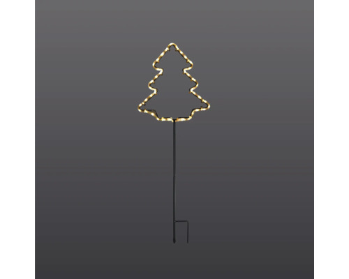 Lampe de jardin décorative en forme d''arbre avec piquet
