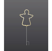 Silhouette d''ange lumineuse avec piquet pour l''extérieur.