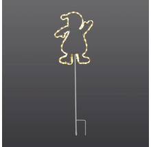 Piquet de jardin bonhomme de neige avec éclairage LED