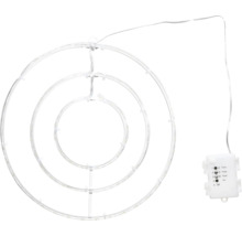 Kreisförmige LED-Weihnachtsdekoration mit Timerfunktion