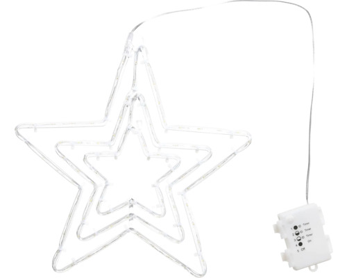 Dekorativer Stern mit LED-Beleuchtung für den Innenbereich
