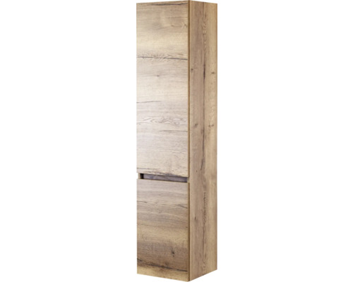 Hochschrank Sanox Maxx XL BxHxT 35 x 160 cm x 35 cm Frontfarbe eiche natur Hochschrank mit Holzmuster