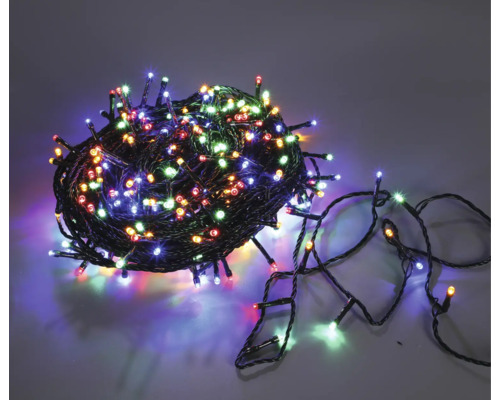 Guirlande lumineuse avec lampes LED multicolores