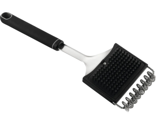 Brosse pour barbecue avec poils et spirale