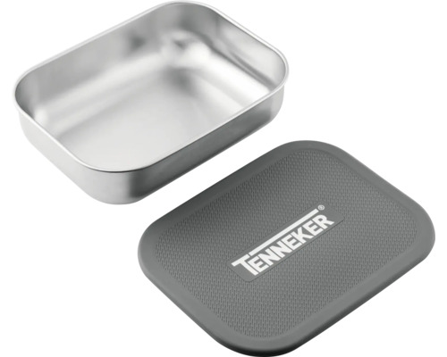 Boîte à pain en acier inoxydable avec couvercle