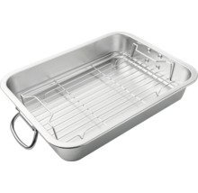 Edelstahl Bräter mit Grillrost