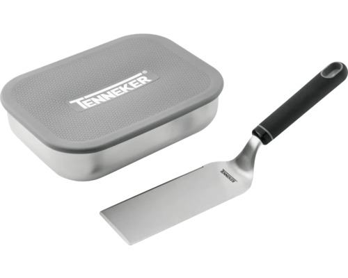 Set à hamburger Tenneker comprenant une presse à hamburger et une spatule