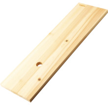 Holzbrett mit Bohrloch