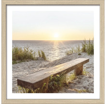 Gerahmtes Bild Nordic Beach Atmosphere III 33x33 cm