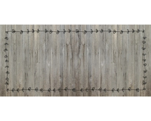 Hintergrund aus Holz mit dekorativem Rahmen