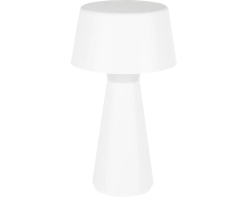 Lampe de table LED IP44 3 niveaux à intensité lumineuse variable 3W 240 lm 2200/3000/4000 K h 29 cm blanc avec câble de charge